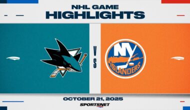 NHL Highlights | Sharks vs. Islanders - October 21, 2025