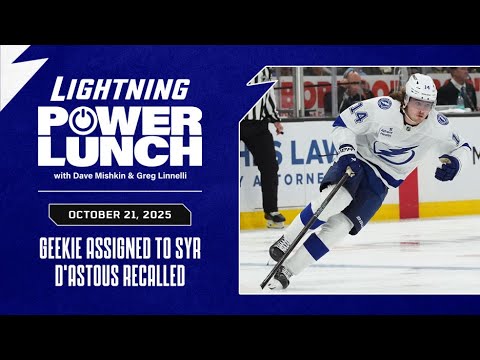 Lightning Power Lunch - October 21, 2025