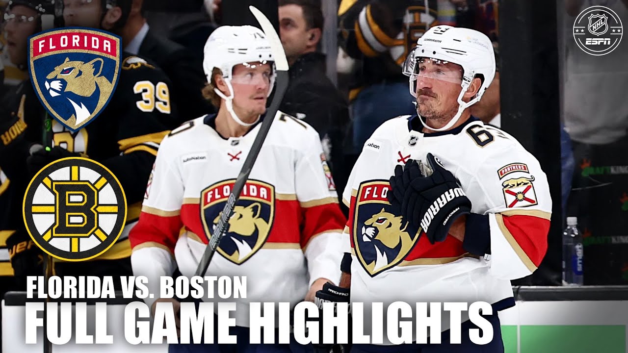 Florida Panthers vs. Boston Bruins | Full Game Highlights | ESPN NHL