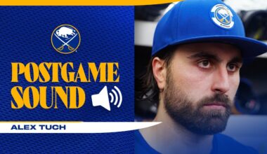"Smiling, hooting and hollering" | Alex Tuch After 8-4 Win Over Ottawa Senators | Buffalo Sabres