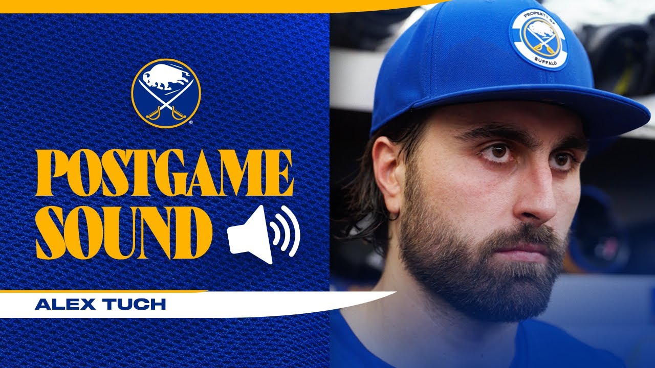 "Smiling, hooting and hollering" | Alex Tuch After 8-4 Win Over Ottawa Senators | Buffalo Sabres