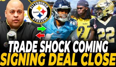 BLOCKBUSTER! STEELERS CONSIDER TRADE FOR STAR WR FROM SAINTS AND SIGN FREE AGENT WR FROM TITANS
