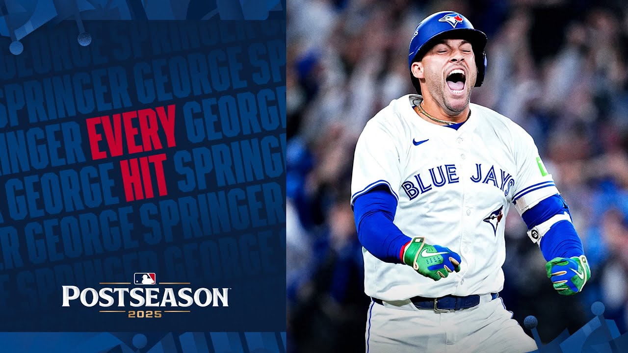 EVERY HIT by George Springer so far this Postseason! 💪 (Four home runs, 9 RBI in 11 games! 🔥)