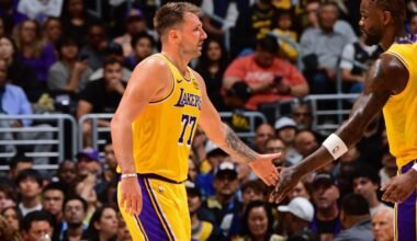 Luka Doncic scores 43 in Lakers' loss, says groin issue 'probably nothing'