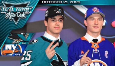 San Jose Sharks @ New York Islanders - 10/21/2025 - Teal Town USA After Dark (Postgame)
