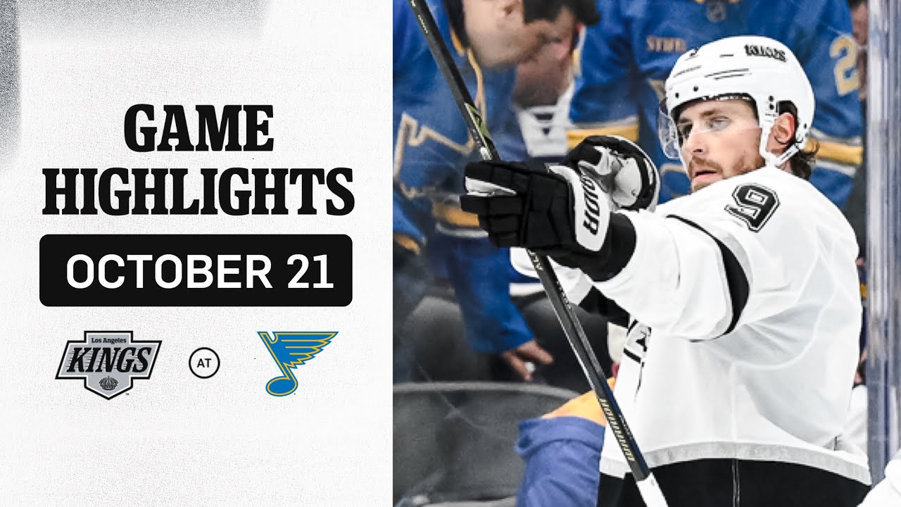HIGHLIGHTS: LA Kings at St Louis Blues | NHL Regular Season