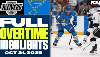 Los Angeles Kings at St. Louis Blues | FULL Overtime Highlights - October 21, 2025