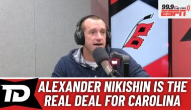 Alexander Nikishin hype train is full steam ahead for the Carolina Hurricanes
