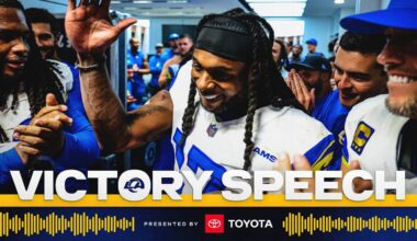 "5 TUDDIES!" Sean McVay’s Victory Speech After Week 7 Win Over Jaguars In London