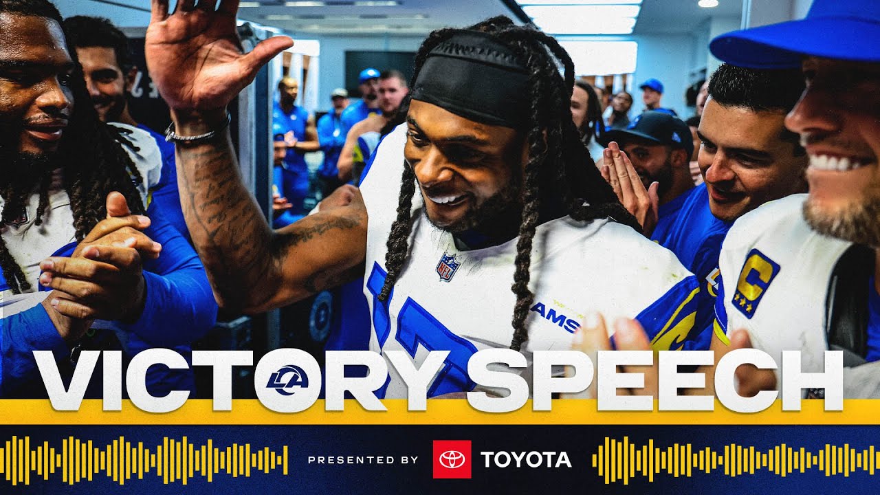 "5 TUDDIES!" Sean McVay’s Victory Speech After Week 7 Win Over Jaguars In London