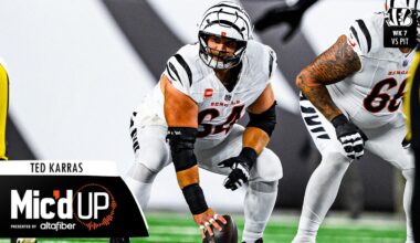 Ted Karras Mic'd Up vs Pittsburgh Steelers Week 7 | 2025 Mic'd Up