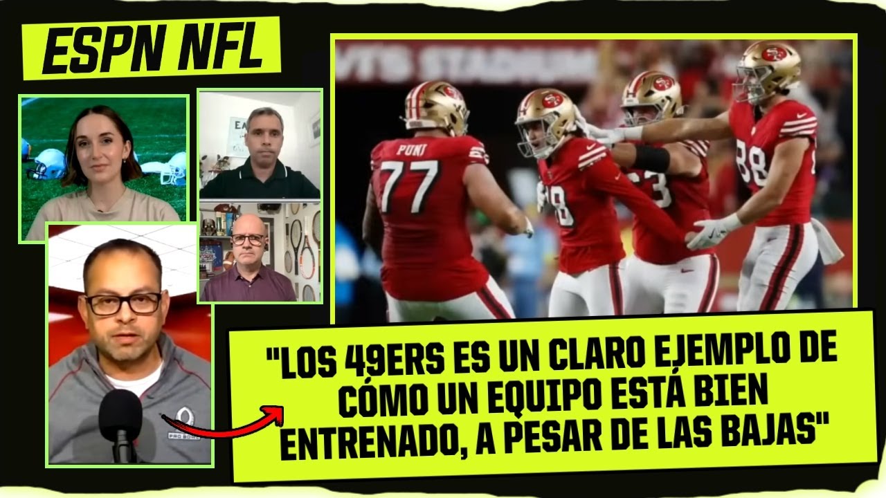 SAN FRANCISCO 49ERS SON UN EQUIPO DE VERDAD Y COMPLETO, no dependen de NINGÚN JUGADOR | ESPN NFL