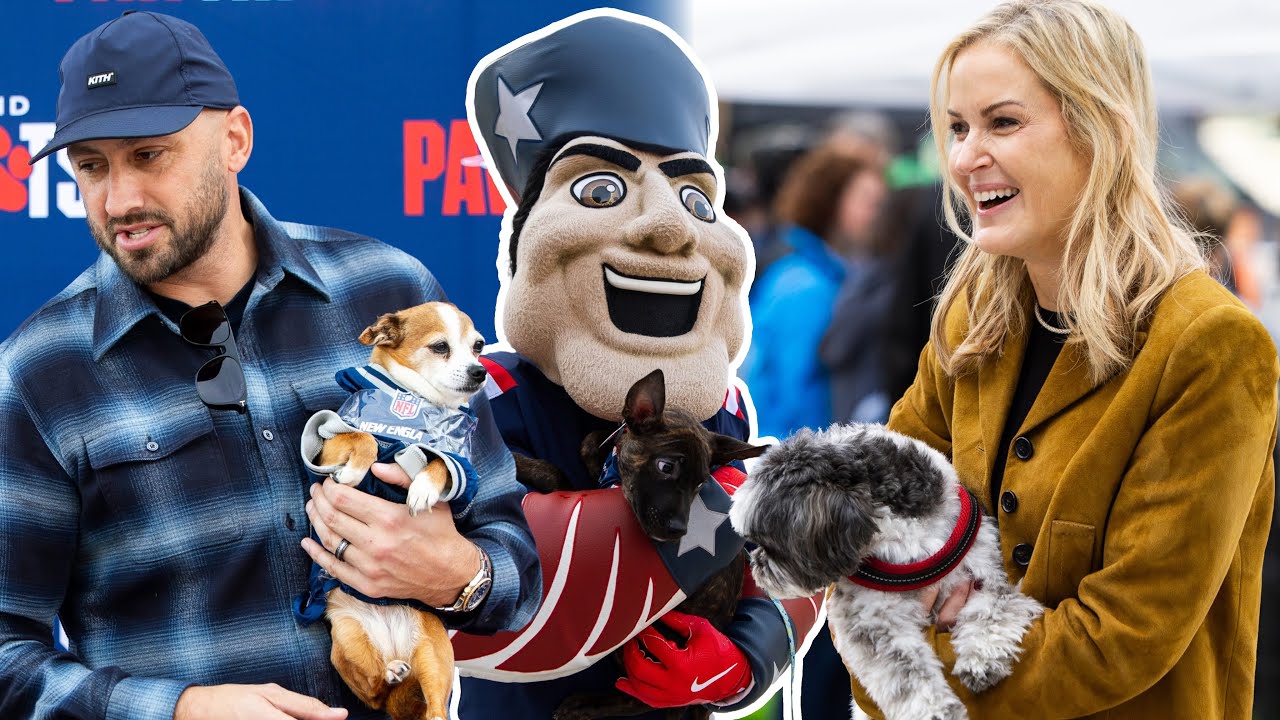 New England Patriots Foundation Hosts "TailGate" Dog Adoption Event at Patriot Place