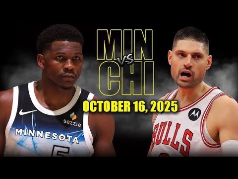 Chicago Bulls vs Minnesota Timberwolves Highlights 2025 NBA Preseason