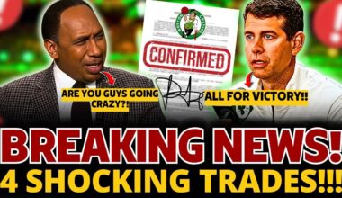 TRADE NEWS! 4 NBA STARS SIGNED TO THE BOSTON CELTICS? | MILLION-DOLLAR TRADE! | BOSTON CELTICS NEWS!