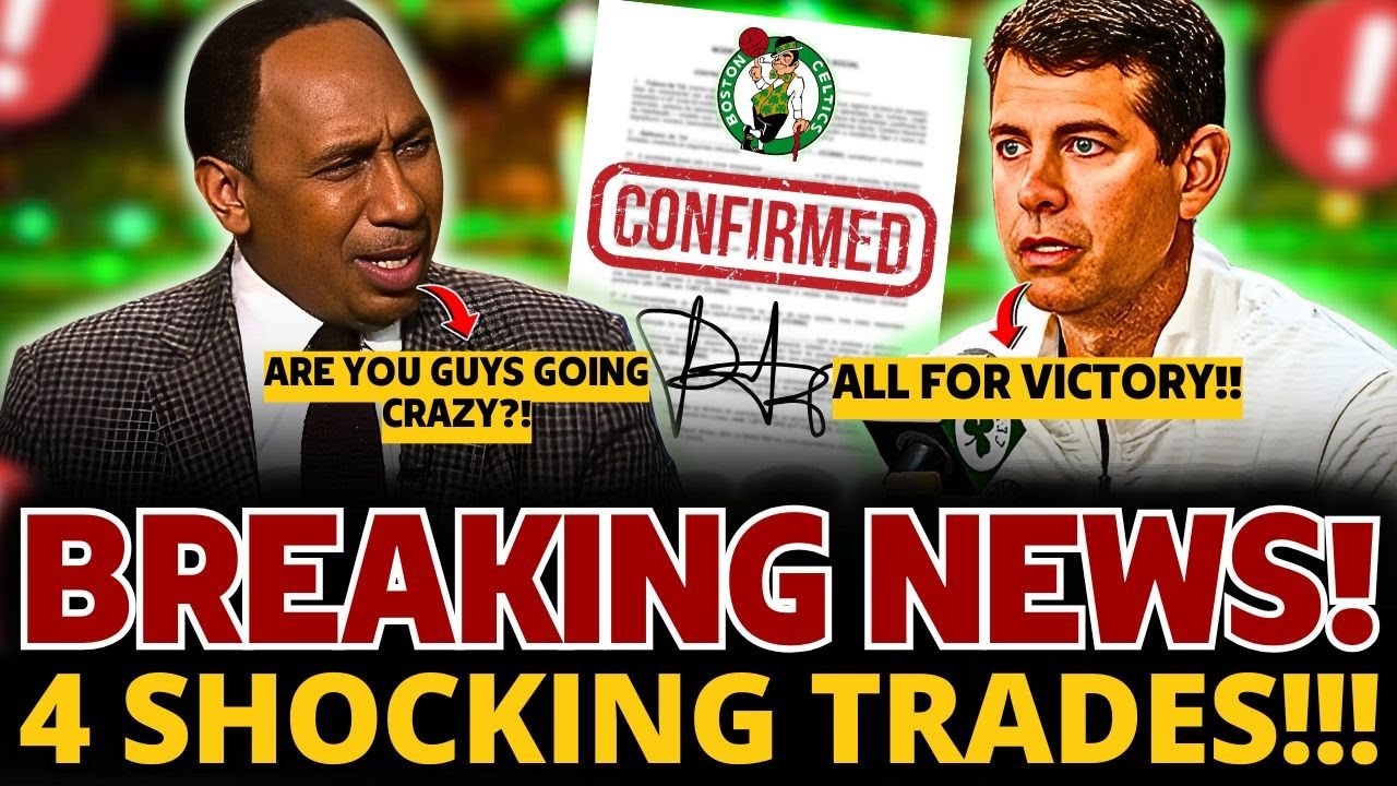 TRADE NEWS! 4 NBA STARS SIGNED TO THE BOSTON CELTICS? | MILLION-DOLLAR TRADE! | BOSTON CELTICS NEWS!