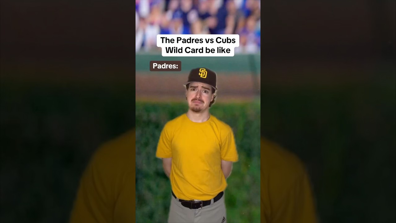 Padres vs Cubs Wild Card be like😂⚾️