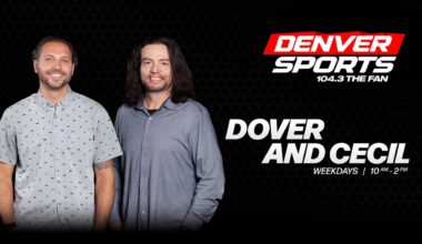 Dover and Cecil LIVE - 10/22/2025 | Denver Sports 104.3 The Fan
