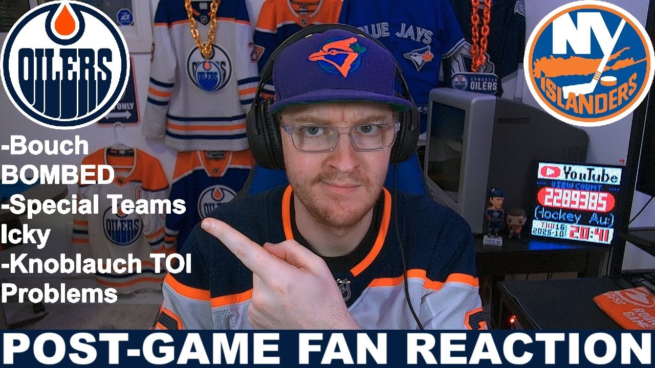 PLAYING WITH FIRE! Post-Game Fan Reaction: Oilers vs Islanders