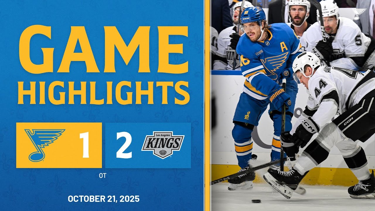 Game Highlights: Kings 2, Blues 1 (OT)