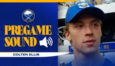 Colten Ellis Set To Make Buffalo Sabres Debut Against Detroit Red Wings