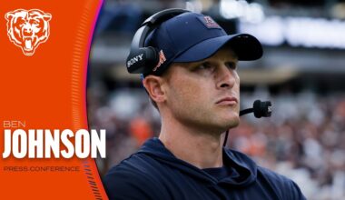 Ben Johnson previews personnel matchups vs. Ravens | Chicago Bears