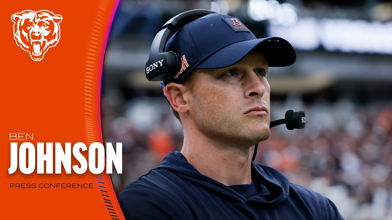 Ben Johnson previews personnel matchups vs. Ravens | Chicago Bears