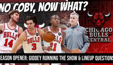 How Do The Bulls Survive Without Coby White? | Giddey Running The Show & Lineup Questions