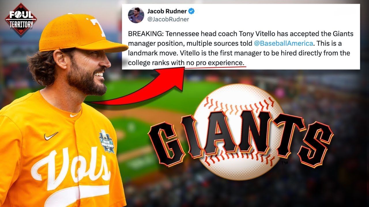 Breaking News: Tony Vitello Leaves Tennessee to Manage the San Francisco Giants