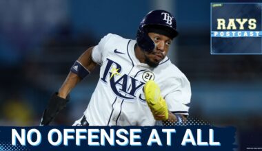 RAYS POSTCAST: The Tampa Bay Rays OFFENSE DISAPPOINTS vs the Toronto Blue Jays