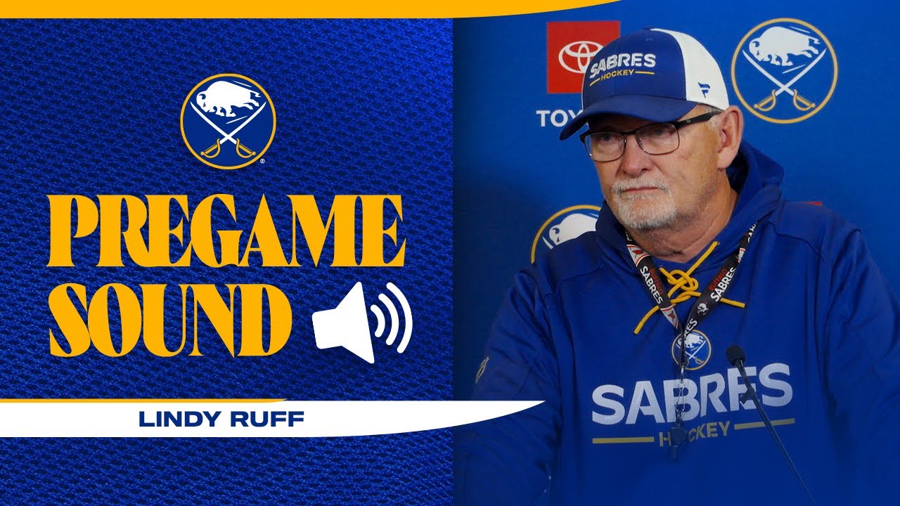Lindy Ruff On Noah Ostlund Joining Sabres Lineup, Detroit Red Wings Matchup, & More
