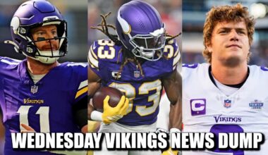 Minnesota Vikings News Dump (10.22.2025) | Wentz Starting, Aaron Jones 21-Days, JJ "Not There Yet"