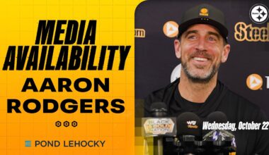 Aaron Rodgers Media Availability (Oct  22) | Pittsburgh Steelers