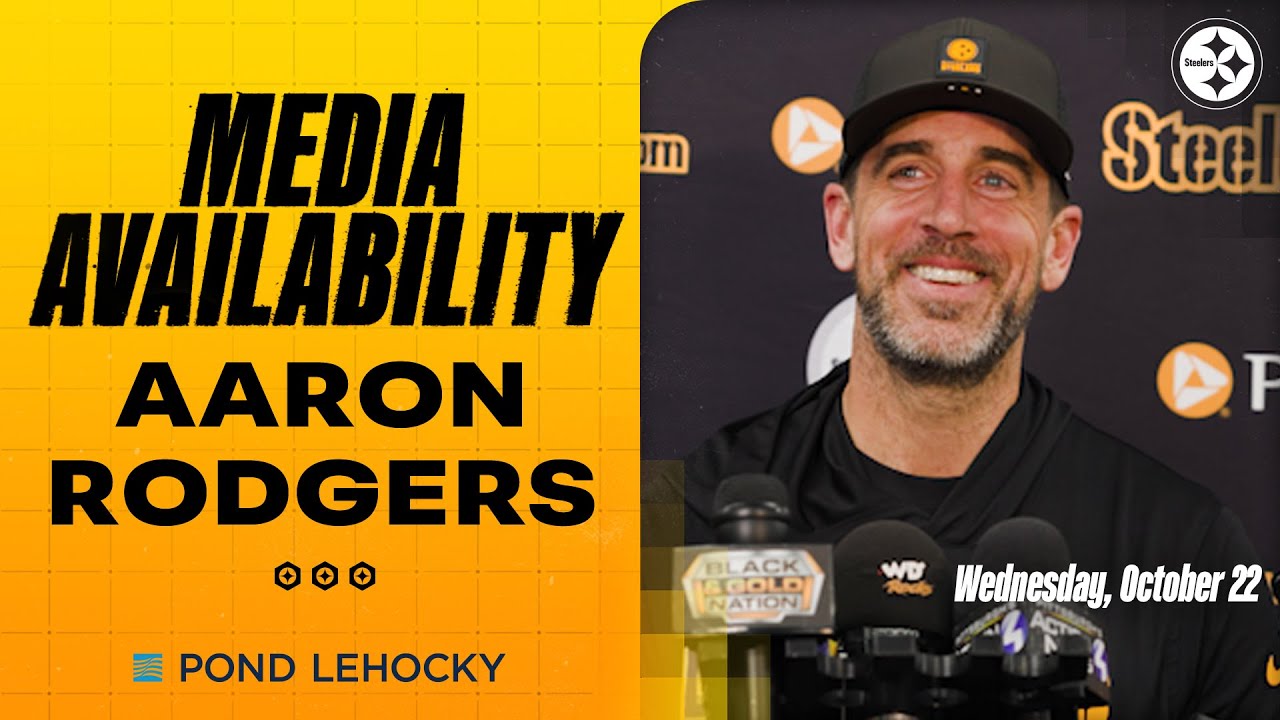Aaron Rodgers Media Availability (Oct  22) | Pittsburgh Steelers