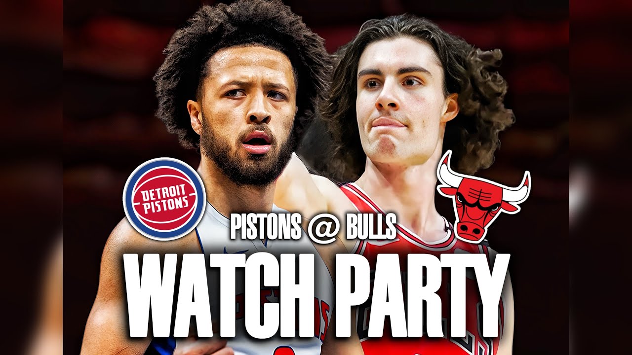 DETROIT PISTONS VS CHICAGO BULLS SEASON OPENER | LIVE STREAM | WEDNESDAY OCTOBER 22ND, 2025