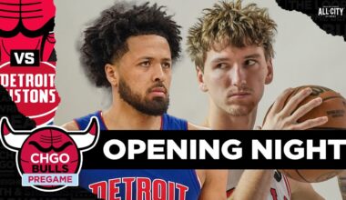BULLS PREGAME: Can the Chicago Bulls KO the Detroit Pistons on Opening Night? | CHGO Bulls Podcast