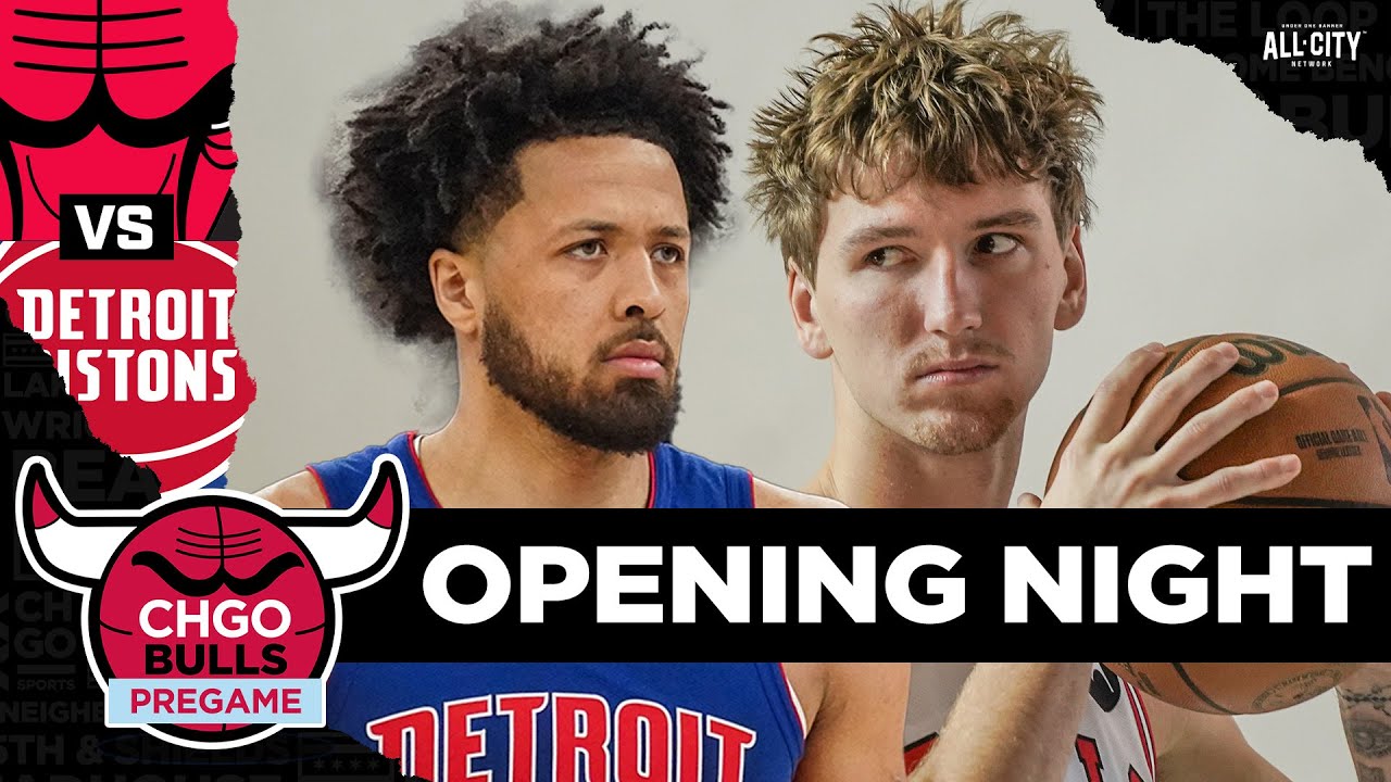 BULLS PREGAME: Can the Chicago Bulls KO the Detroit Pistons on Opening Night? | CHGO Bulls Podcast
