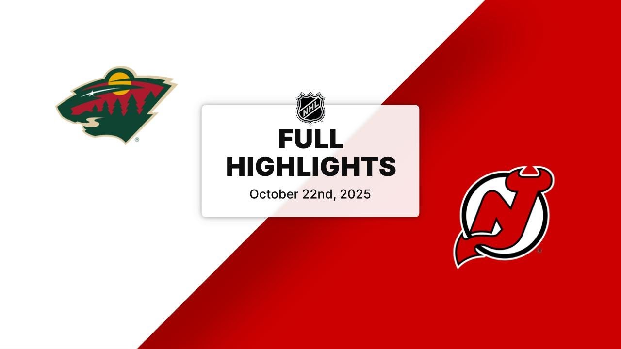 NHL Highlights | Wild vs. Devils | October 22, 2025
