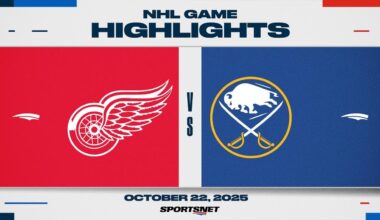 NHL Highlights | Red Wings vs. Sabres - October 22, 2025