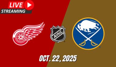 🔥 NHL LIVE 2025-26! Buffalo Sabres vs Detroit Red Wings | Full Game Live | October 22, 2025