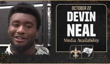 Devin Neal on taking on larger role, pass protection | New Orleans Saints