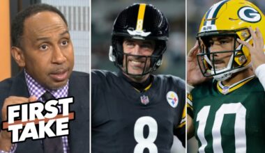 FIRST TAKE | Stephen A. BOLD Predictions for Steelers vs Packers: Pittsburgh defense can stop anyone