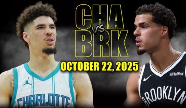 Brooklyn Nets vs Charlotte Hornets Full Game Highlights - October 22, 2025 | NBA Season