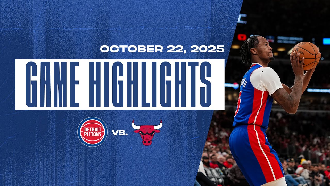 Full Game Highlights l Detroit Pistons vs Chicago Bulls