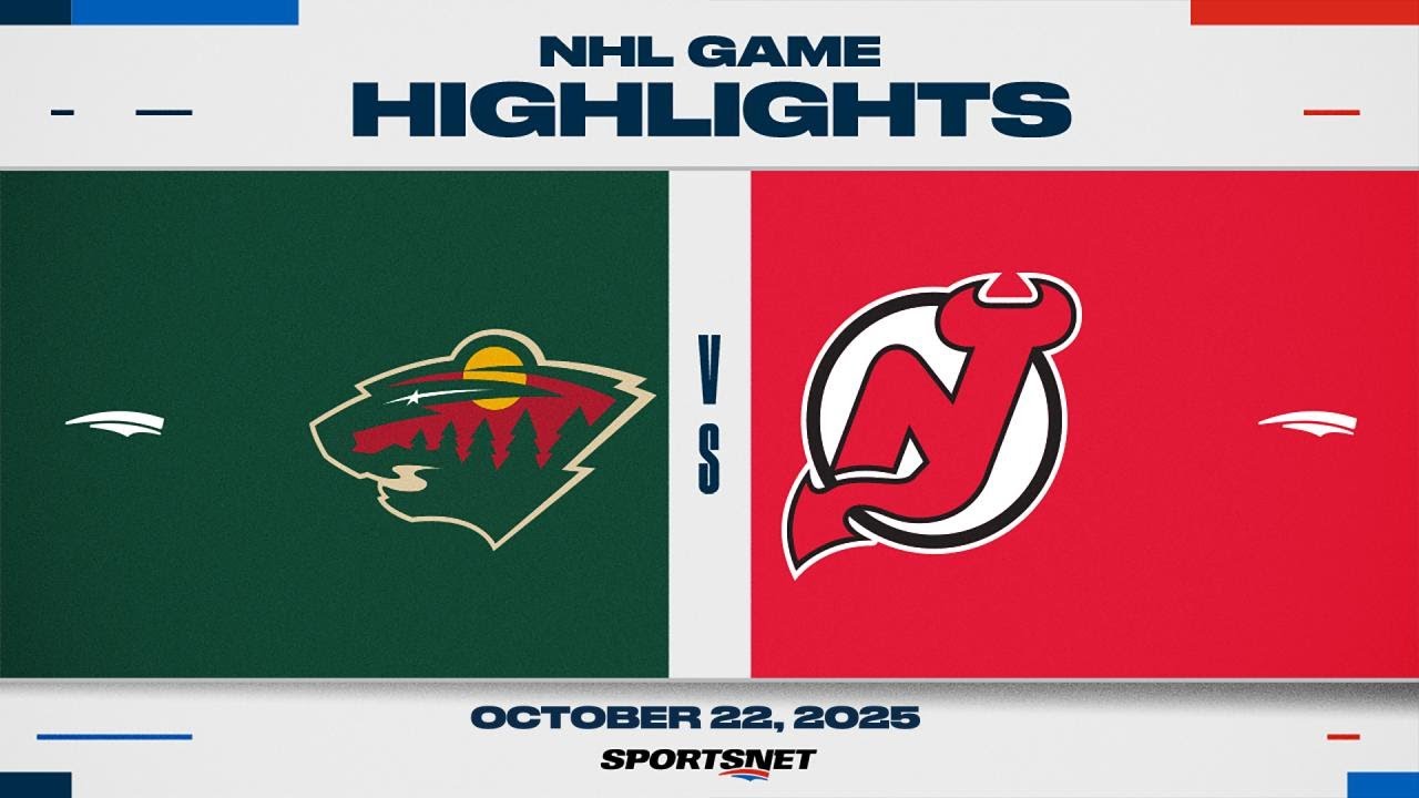 NHL Highlights | Wild vs. Devils - October 22, 2025