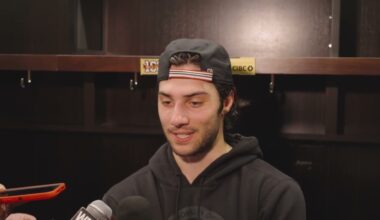 Chicago Blackhawks | Frank Nazar Post Win Interview!