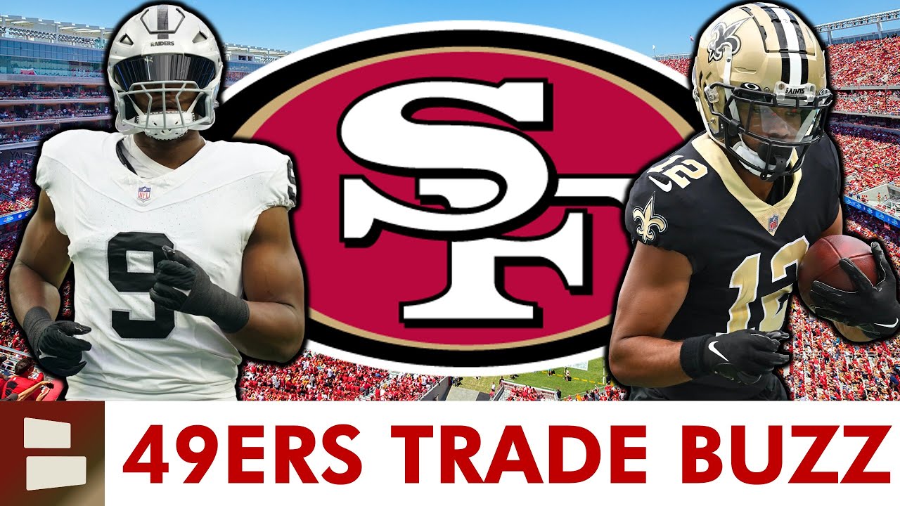 NEW San Francisco 49ers Trade Rumors EMERGE On Raiders DE Tyree Wilson + 49ers Trade Targets