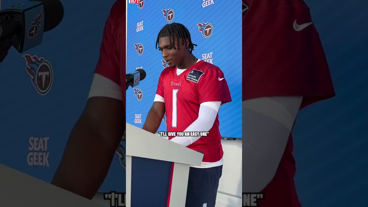 Cam Ward Tests The Media 😂