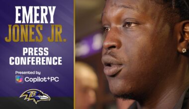 Emery Jones Jr. on Being Activated to 53-Man Roster | Baltimore Ravens