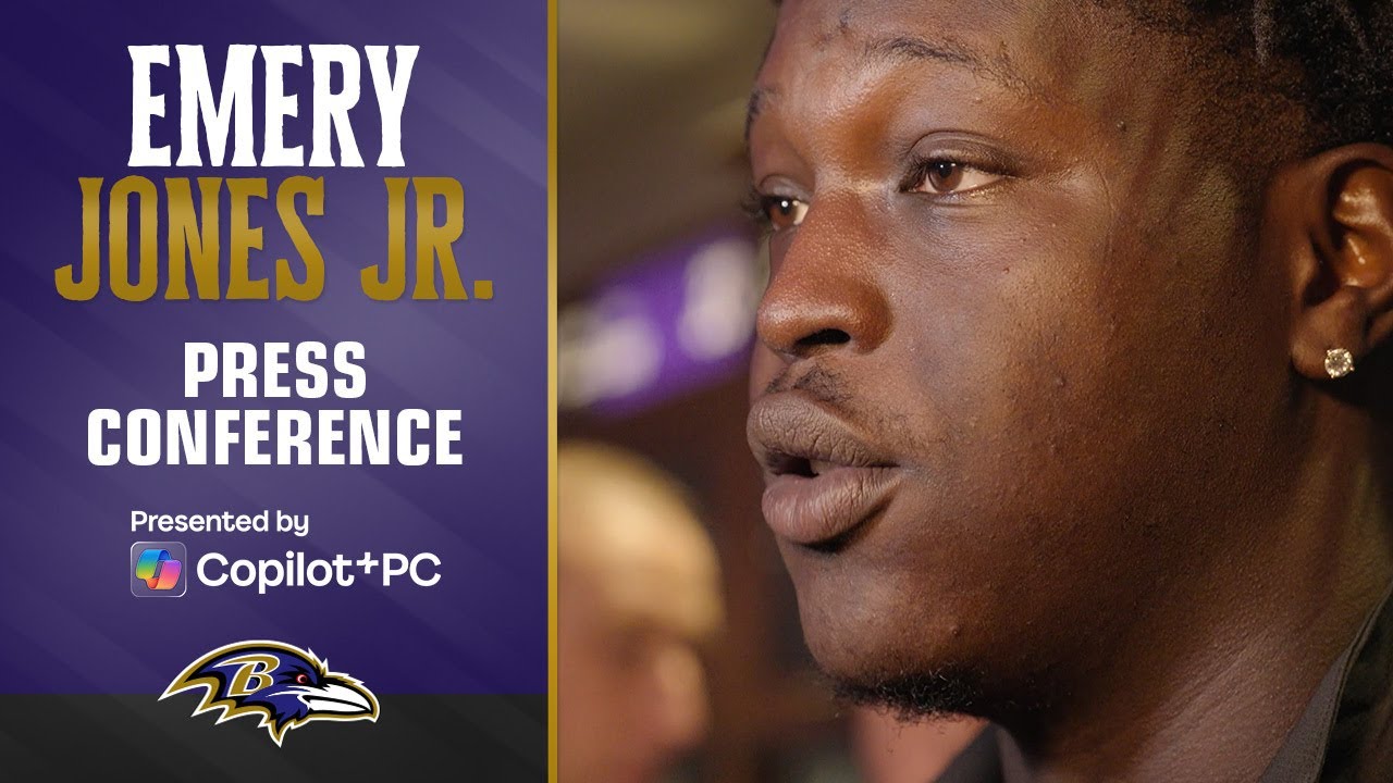 Emery Jones Jr. on Being Activated to 53-Man Roster | Baltimore Ravens